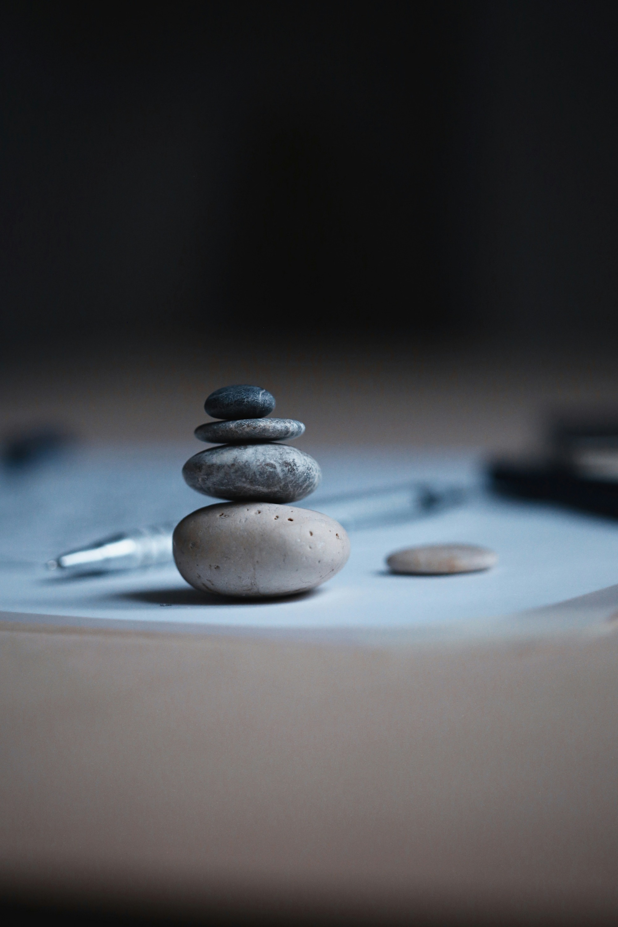 Pebbles on paper